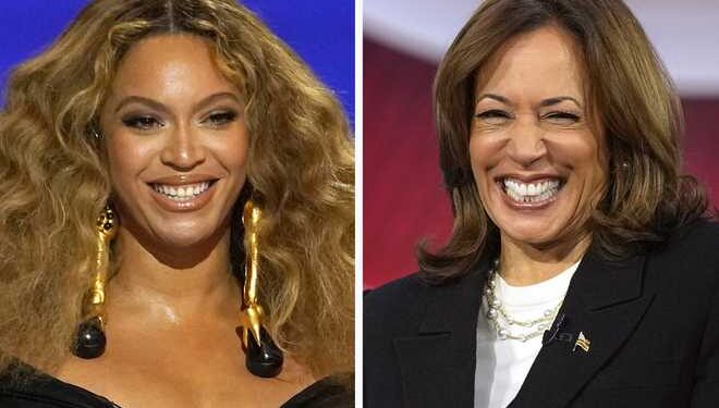 Beyoncé joins Harris rally in Houston to support reproductive rights.