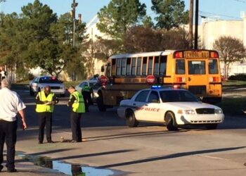 8-year-old girl fatally struck by car after exiting school bus in southwest Houston.