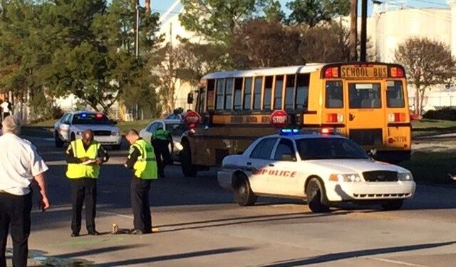 8-year-old girl fatally struck by car after exiting school bus in southwest Houston.