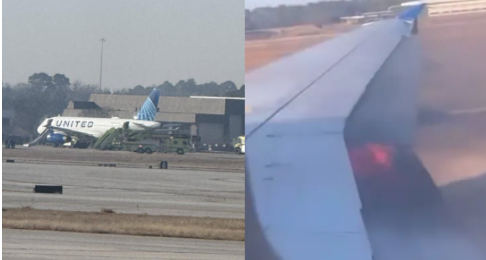 Engine Fire Forces United Airlines Flight Evacuation at Houston Airport
