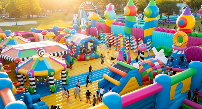 The ‘world’s largest bounce house’ returns to Houston stadium in March