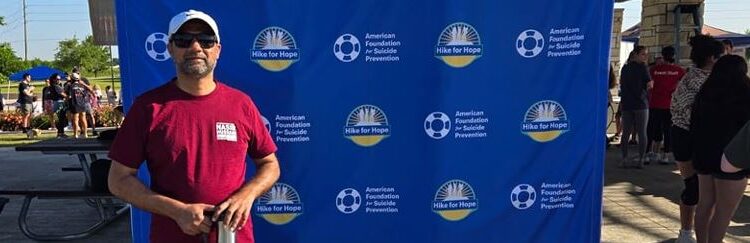 شوگر لینڈ سٹی کونسل کے امیدوارناصر حسین کی  "ہائیک فار ہوپ” میں شرکت