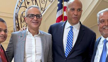 امریکی سینیٹر کوری بُکر کے اعزاز میں نعمان حسین کی شاندار تقریب