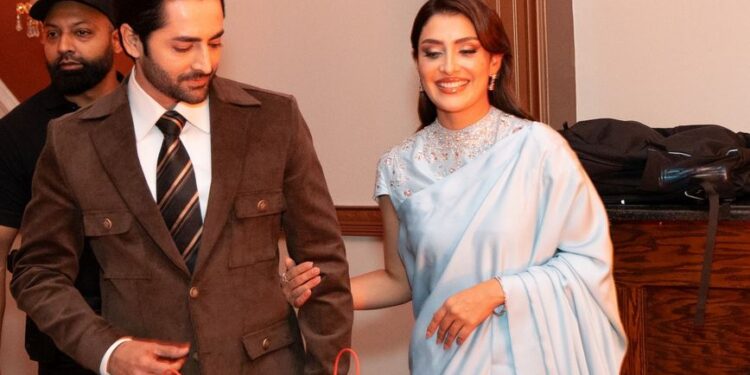 Ayeza Khan and Danish Taimoor Shine at “A Night to Remember” Gala