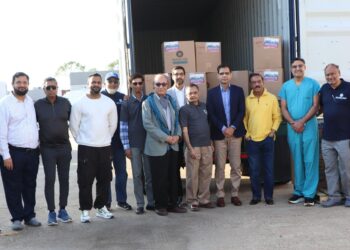 ہیوسٹن سے پاکستان کیلئے 40 فٹ انسانی امدادی کنٹینر روانہ