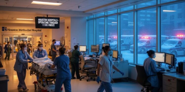 سرد طوفان کی آمد سے قبل ہیوسٹن کے اسپتالوں کے  ہنگامی منصوبے